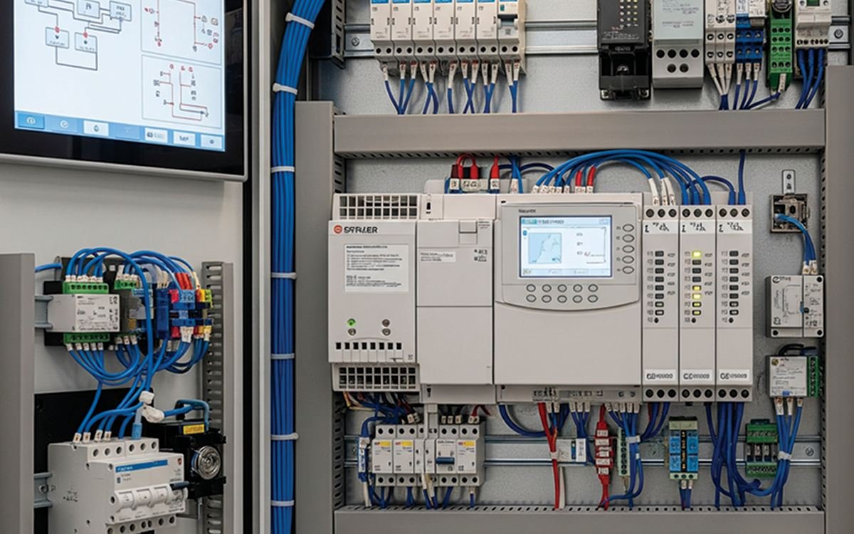 Montagem de painel elétrico
